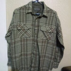 David Taylor flannel plaid shirt
